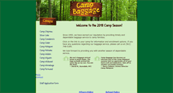Desktop Screenshot of campbaggage.com